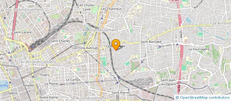 localisation de l'entreprise MONSIEUR FABRICE DAVID  MARSEILLE 14EME