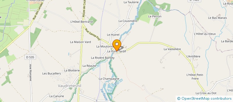 localisation de l'entreprise MONSIEUR FABRICE DE SAINT JORES  SAINT-SAUVEUR-VILLAGES