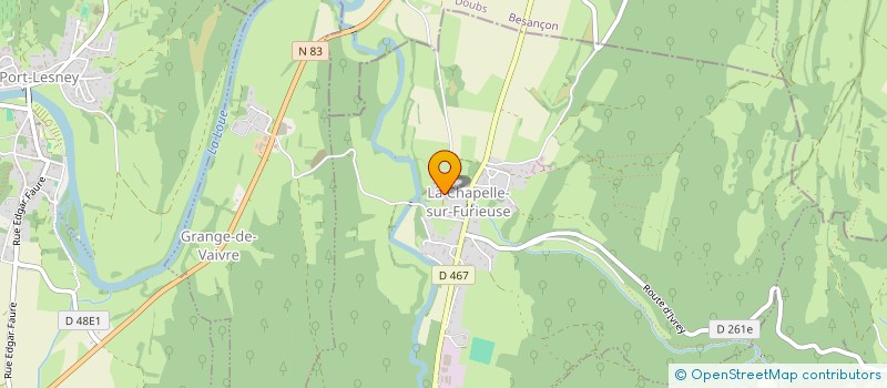 localisation de l'entreprise MONSIEUR FABRICE DEBERNARDI VENON  LA CHAPELLE-SUR-FURIEUSE