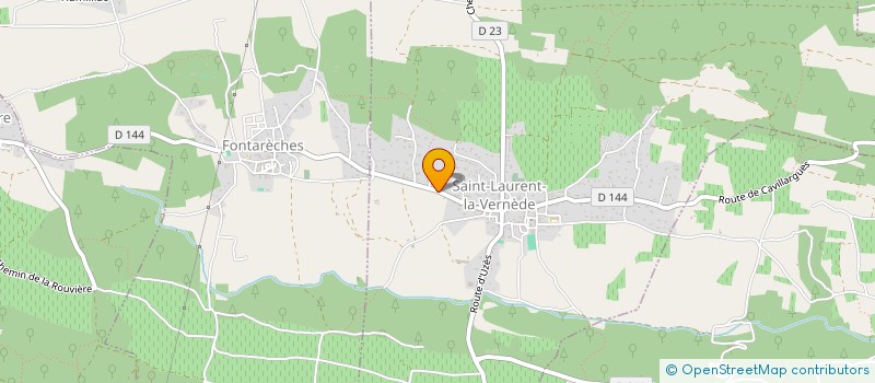 localisation de l'entreprise MONSIEUR FABRICE DEBEVE  SAINT-LAURENT-LA-VERNEDE