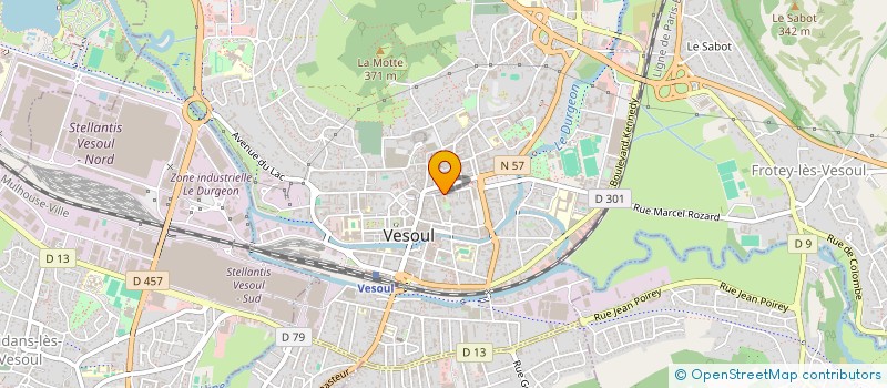 localisation de l'entreprise MONSIEUR FABRICE DEBRENNE  VESOUL