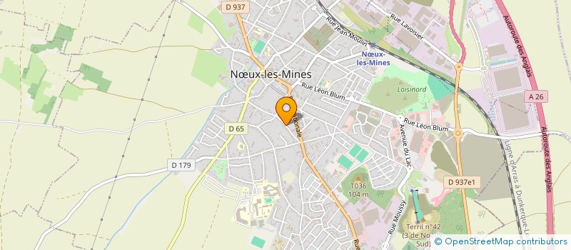 localisation de l'entreprise MONSIEUR FABRICE DECALUWE  NUX-LES-MINES