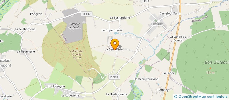 localisation de l'entreprise MONSIEUR FABRICE DECHANTELOUP  LA HAYE