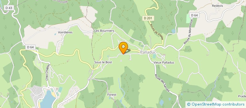 localisation de l'entreprise MONSIEUR FABRICE DECOMBAS  PALLADUC