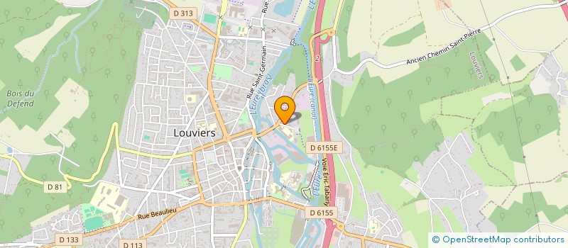 localisation de l'entreprise MONSIEUR FABRICE DECOUX à LOUVIERS