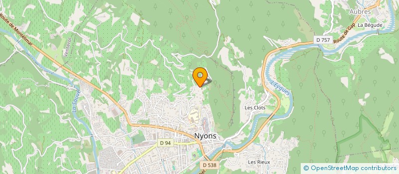 localisation de l'entreprise MONSIEUR FABRICE DEGLI-ESPOSTI à NYONS