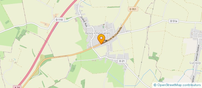 localisation de l'entreprise MONSIEUR FABRICE DEHAYE à NOVY-CHEVRIERES
