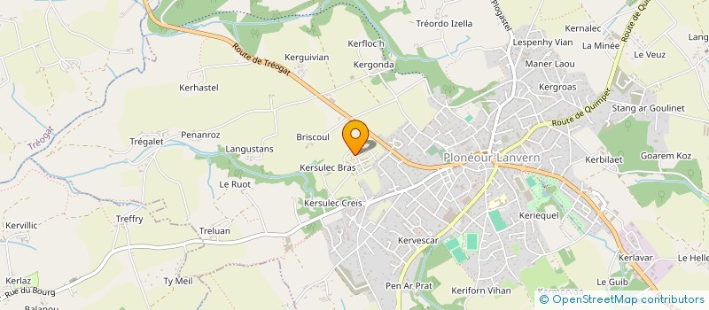 localisation de l'entreprise MONSIEUR FABRICE DEHON  PLONEOUR-LANVERN