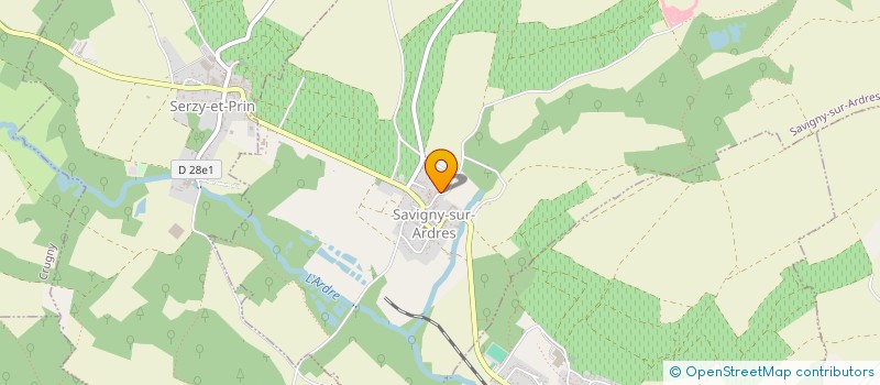 localisation de l'entreprise MONSIEUR FABRICE DEJARDIN  SAVIGNY-SUR-ARDRES