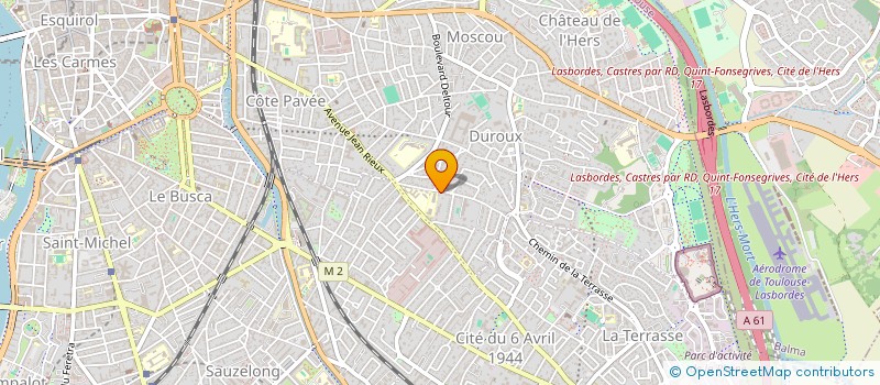 localisation de l'entreprise MONSIEUR FABRICE DEL TEDESCO à TOULOUSE