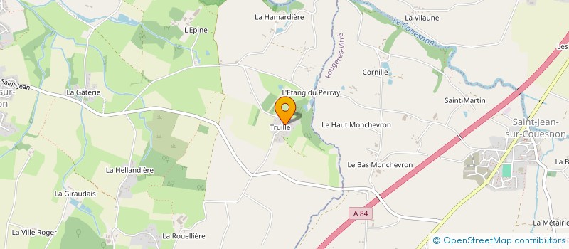 localisation de l'entreprise MONSIEUR FABRICE DELAHAYE  MEZIERES-SUR-COUESNON