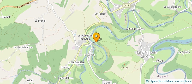 localisation de l'entreprise MONSIEUR FABRICE DELAMARRE à ATHIS-VAL DE ROUVRE