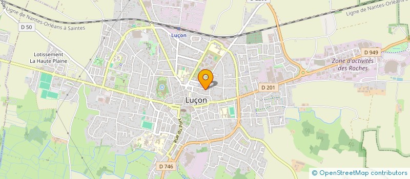 localisation de l'entreprise MONSIEUR FABRICE DELAPORTE  LUCON