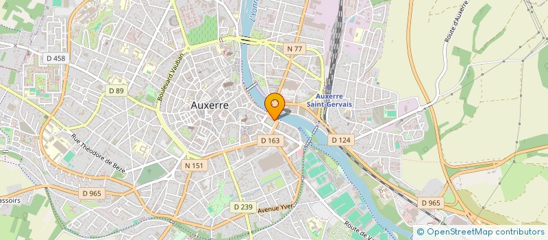 localisation de l'entreprise MONSIEUR FABRICE DELBART à AUXERRE