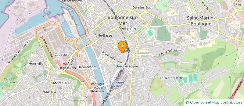 localisation de l'entreprise MONSIEUR FABRICE DELENCLOS à BOULOGNE-SUR-MER