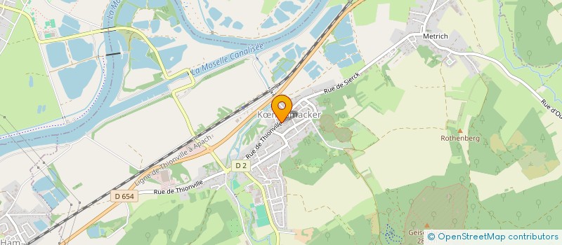 localisation de l'entreprise MONSIEUR FABRICE DELETRAIN  KNIGSMACKER