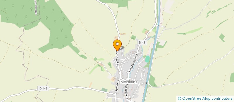 localisation de l'entreprise MONSIEUR FABRICE DELILLE  MOISLAINS