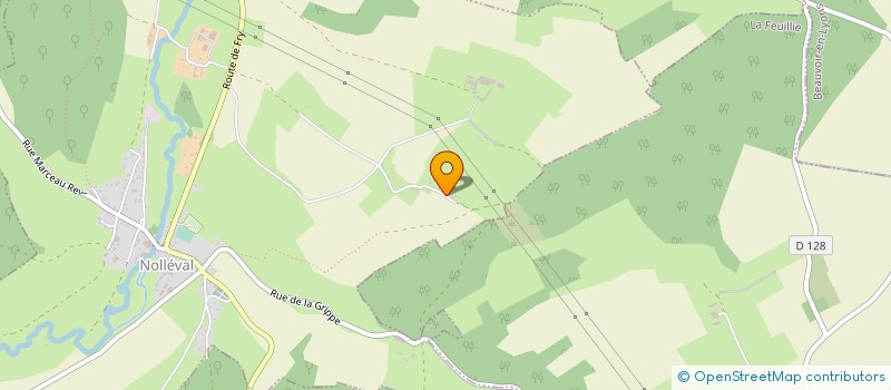 localisation de l'entreprise MONSIEUR FABRICE DELOFFRE  NOLLEVAL