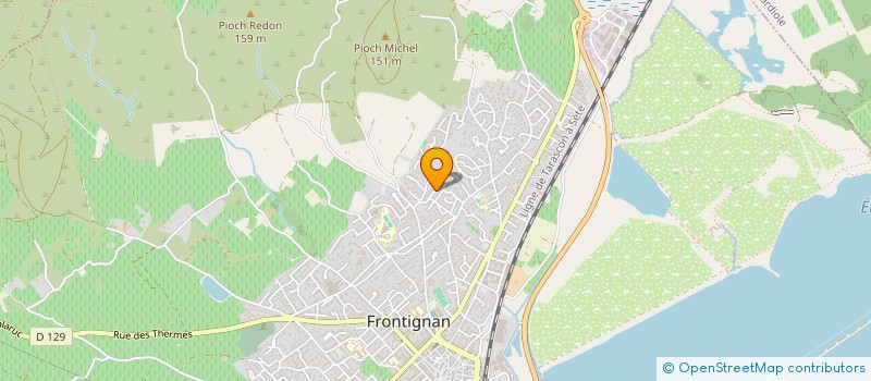 localisation de l'entreprise MONSIEUR FABRICE DELON à FRONTIGNAN