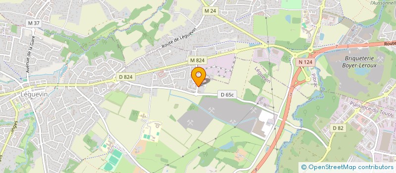 localisation de l'entreprise MONSIEUR FABRICE DELORD  LEGUEVIN