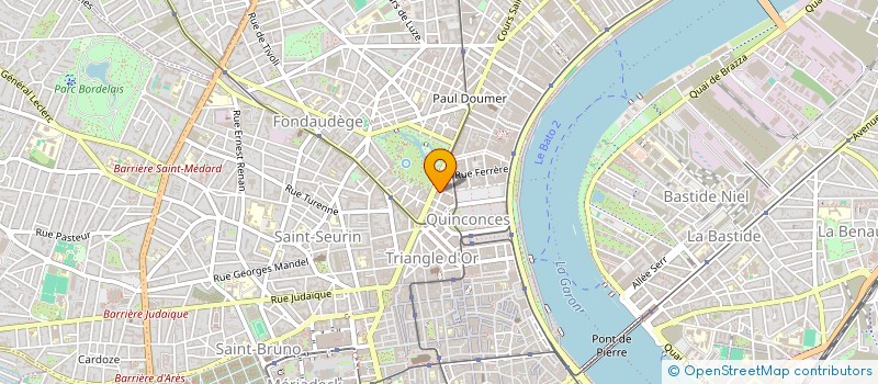 localisation de l'entreprise MONSIEUR FABRICE DELOUIS  BORDEAUX