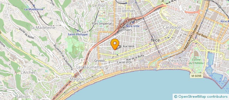 localisation de l'entreprise MONSIEUR FABRICE DELPECH à NICE