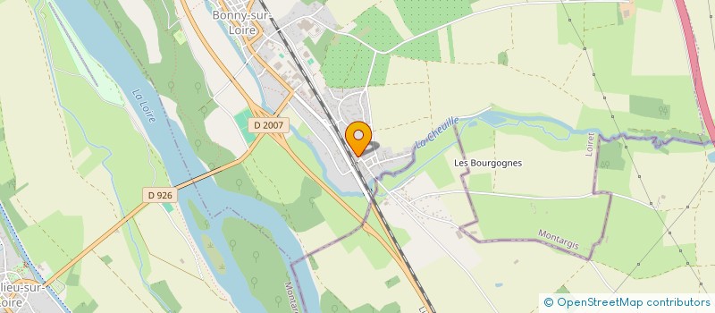 localisation de l'entreprise MONSIEUR FABRICE DELPECH  BONNY-SUR-LOIRE