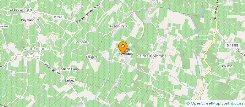 localisation de l'entreprise MONSIEUR FABRICE DELSUC  SAINTE-COLOMBE