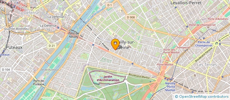 localisation de l'entreprise MONSIEUR FABRICE DELZENNE à NEUILLY-SUR-SEINE