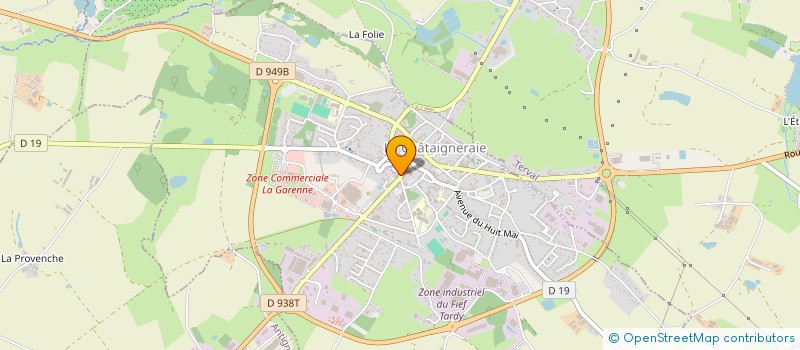 localisation de l'entreprise MONSIEUR FABRICE DEMICHEL à LA CHATAIGNERAIE