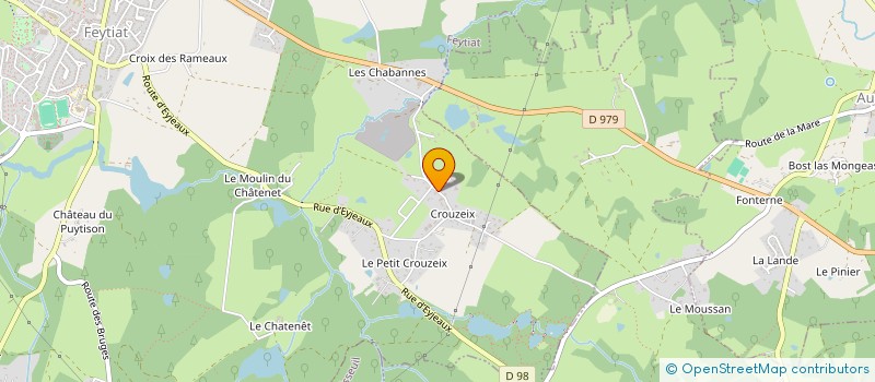 localisation de l'entreprise MONSIEUR FABRICE DEMOULIN  FEYTIAT