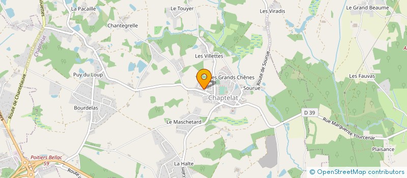 localisation de l'entreprise MONSIEUR FABRICE DEMOULINGER à CHAPTELAT