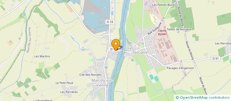 localisation de l'entreprise MONSIEUR FABRICE DENOUX  DESCARTES