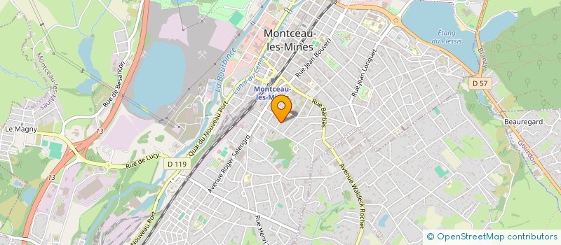 localisation de l'entreprise MONSIEUR FABRICE DERASSAT à MONTCEAU-LES-MINES