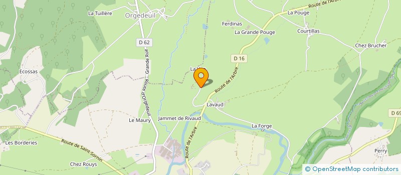localisation de l'entreprise MONSIEUR FABRICE DESAUTY à MONTBRON