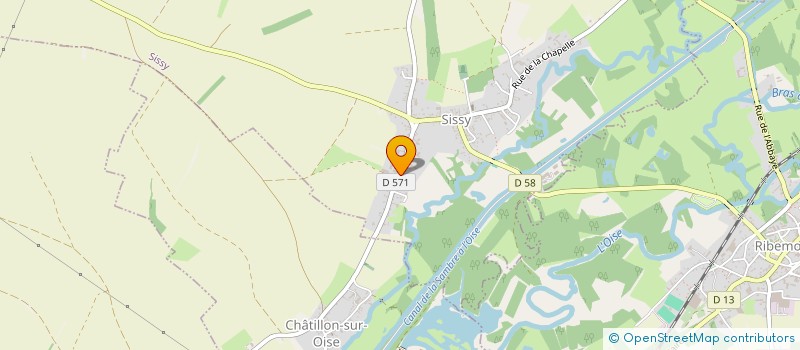 localisation de l'entreprise MONSIEUR FABRICE DESCARTES  SISSY