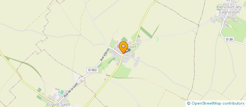 localisation de l'entreprise MONSIEUR FABRICE DESCHAMPS  BULLECOURT