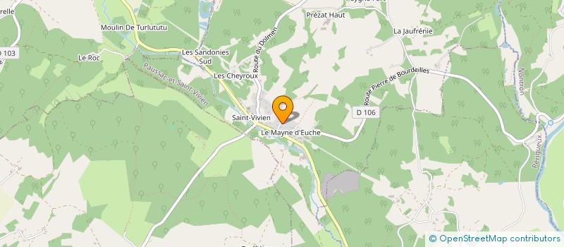 localisation de l'entreprise MONSIEUR FABRICE DESCHAMPS à PAUSSAC-ET-SAINT-VIVIEN
