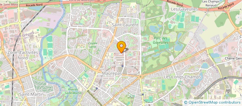 localisation de l'entreprise MONSIEUR FABRICE DESCORMIERS  RENNES