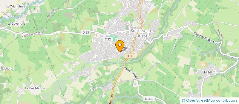 localisation de l'entreprise MONSIEUR FABRICE DESFORGES  SAINTE-ANNE-D'AURAY