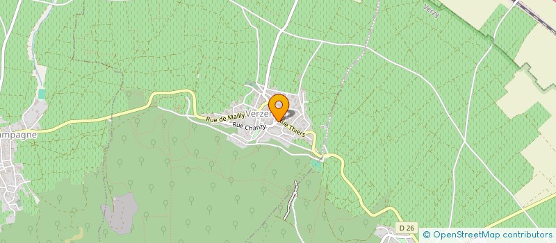 localisation de l'entreprise MONSIEUR FABRICE DESJARDINS  VERZENAY