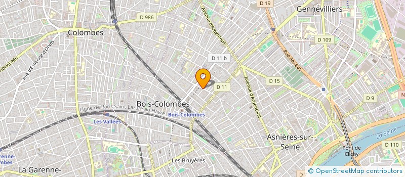 localisation de l'entreprise MONSIEUR FABRICE DESVIGNES à BOIS-COLOMBES