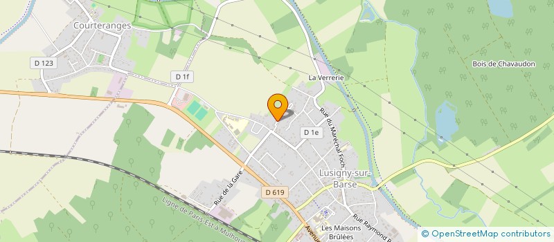 localisation de l'entreprise MONSIEUR FABRICE DEVISOT  LUSIGNY-SUR-BARSE