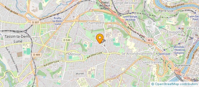 localisation de l'entreprise MONSIEUR FABRICE DEYGAS à LYON
