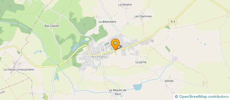 localisation de l'entreprise MONSIEUR FABRICE DHONDT  ARCHIGNY