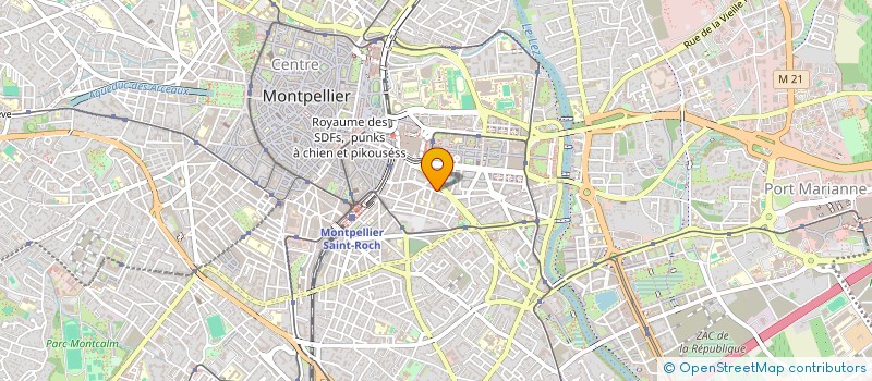 localisation de l'entreprise MONSIEUR FABRICE DI FRENNA à MONTPELLIER