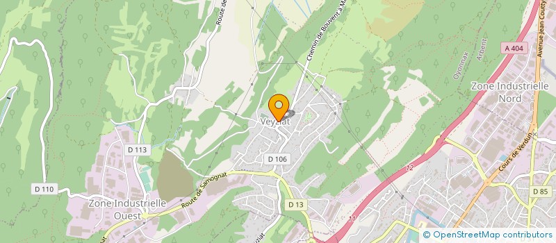 localisation de l'entreprise MONSIEUR FABRICE DI GIOVANNI à OYONNAX