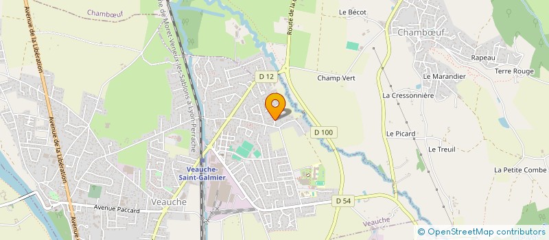 localisation de l'entreprise MONSIEUR FABRICE DIANA  VEAUCHE