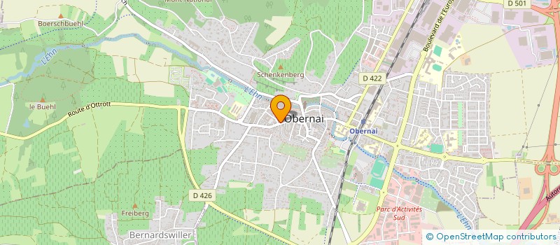localisation de l'entreprise MONSIEUR FABRICE DIBON à OBERNAI