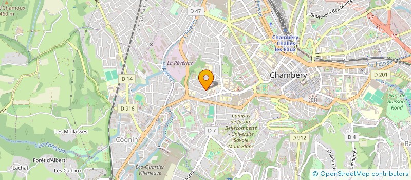 localisation de l'entreprise MONSIEUR FABRICE DIMIER-CHAMBET  CHAMBERY